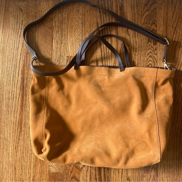 Mark and Graham Italian Suede Handbag - Picture 4 of 7